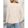 imageAUTOMET Long Sleeve Shirts Womens Tops Fall Fashion Business Casual Outfits 2025 V Neck T Shirts Sweaters TrendyApricot