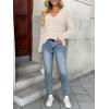 imageAUTOMET Long Sleeve Shirts Womens Tops Fall Fashion Business Casual Outfits 2025 V Neck T Shirts Sweaters TrendyApricot
