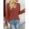 imageAUTOMET Long Sleeve Shirts Womens Tops Fall Fashion Business Casual Outfits 2025 V Neck T Shirts Sweaters TrendyCaramel