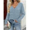 imageAUTOMET Long Sleeve Shirts Womens Tops Fall Fashion Business Casual Outfits 2025 V Neck T Shirts Sweaters TrendyLightblue