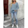 imageAUTOMET Long Sleeve Shirts Womens Tops Fall Fashion Business Casual Outfits 2025 V Neck T Shirts Sweaters TrendyLightblue