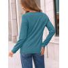 imageAUTOMET Long Sleeve Shirts for Women Pleated Dressy Casual Business Blouses Trendy Fashion Tunic Basic TopsBlue