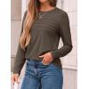 imageAUTOMET Long Sleeve Shirts for Women Pleated Dressy Casual Business Blouses Trendy Fashion Tunic Basic TopsCoffee Grey