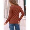 imageAUTOMET Long Sleeve Shirts for Women Pleated Dressy Casual Business Blouses Trendy Fashion Tunic Basic TopsMaple
