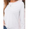 imageAUTOMET Long Sleeve Shirts for Women Pleated Dressy Casual Business Blouses Trendy Fashion Tunic Basic TopsWhite