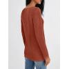 imageAUTOMET V Neck T Shirts for Women Lace Long Sleeve Cute Tops Fall Winter Dressy Business Casual Blouses Trendy Basic TeesMaple