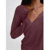 imageAUTOMET V Neck T Shirts for Women Lace Long Sleeve Cute Tops Fall Winter Dressy Business Casual Blouses Trendy Basic TeesWinered