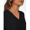 imageAUTOMET Women Long Sleeve Shirts Fall V Neck Work Tops 2025 Fashion Tunic Sweaters Dressy Casual Winter Blouse Trendy OutfitsBlack