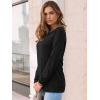 imageAUTOMET Womens Long Sleeve Crewneck Shirts Fall Winter Casual Work Tops Loose Fit Clothes Trendy Basic Outfits 2025Black