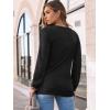 imageAUTOMET Womens Long Sleeve Crewneck Shirts Fall Winter Casual Work Tops Loose Fit Clothes Trendy Basic Outfits 2025Black