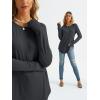 imageAUTOMET Womens Long Sleeve Shirts Crew Neck Casual Tshirts Fall Fashion Tops Loose Fit Lightweight Y2k Outfits ClothesDarkgrey