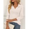 imageAUTOMET Womens Long Sleeve Shirts Fall Fashion Tops V Neck Tunic 2025 Dressy Casual Sweater Winter Clothes Trendy OutfitsApricot