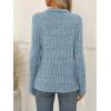 imageAUTOMET Womens Long Sleeve Shirts Fall Fashion Tops V Neck Tunic 2025 Dressy Casual Sweater Winter Clothes Trendy OutfitsBlue