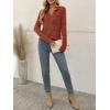 imageAUTOMET Womens Long Sleeve Shirts Fall Fashion Tops V Neck Tunic 2025 Dressy Casual Sweater Winter Clothes Trendy OutfitsMaple