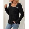 imageAUTOMET Womens Long Sleeve Shirts Fall Tops Fashion Outfits 2025 Asymmetric Square Neck Sweaters Dressy Casual Tunic ClothesBlack