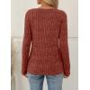 imageAUTOMET Womens Long Sleeve Shirts Fall Tops Fashion Outfits 2025 Asymmetric Square Neck Sweaters Dressy Casual Tunic ClothesCaramel