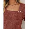 imageAUTOMET Womens Long Sleeve Shirts Fall Tops Fashion Outfits 2025 Asymmetric Square Neck Sweaters Dressy Casual Tunic ClothesCaramel