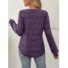 imageAUTOMET Womens Long Sleeve Shirts Fall Tops Tunic Fashion Outfits 2025 Dressy Casual Loose Fit Sweater Clothes Curved HemPurple