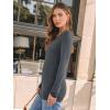 imageAUTOMET Womens Long Sleeve Shirts V Neck Casual Tops Loose Dressy Basic Fall Fashion Trendy Outfits Winter ClothesBlackgrey