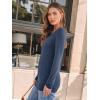imageAUTOMET Womens Long Sleeve Shirts V Neck Casual Tops Loose Dressy Basic Fall Fashion Trendy Outfits Winter ClothesNavy