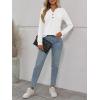 imageAUTOMET Womens Tops Long Sleeve Shirts Fall Fashion Clothes Henley Dressy Casual Blouses Trendy 2025White