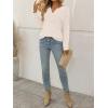 imageAUTOMET Womens V Neck Long Sleeve Shirts Casual Lightweight Tunic Sweaters Fall Fashion Tops Trendy Dressy Clothes 2025Apricot