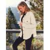 imageAUTOMET Fall Outfits for Women 2025 Fashion Clothes Winter Waffle Knit Clothing Oversized Button Down ShirtApricot