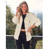 imageAUTOMET Fall Outfits for Women 2025 Fashion Clothes Winter Waffle Knit Clothing Oversized Button Down ShirtApricot