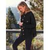 imageAUTOMET Fall Outfits for Women 2025 Fashion Clothes Winter Waffle Knit Clothing Oversized Button Down ShirtBlack