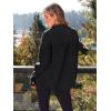 imageAUTOMET Fall Outfits for Women 2025 Fashion Clothes Winter Waffle Knit Clothing Oversized Button Down ShirtBlack