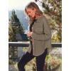 imageAUTOMET Fall Outfits for Women 2025 Fashion Clothes Winter Waffle Knit Clothing Oversized Button Down ShirtCoffee