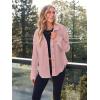 imageAUTOMET Fall Outfits for Women 2025 Fashion Clothes Winter Waffle Knit Clothing Oversized Button Down ShirtDeeppink
