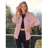 imageAUTOMET Fall Outfits for Women 2025 Fashion Clothes Winter Waffle Knit Clothing Oversized Button Down ShirtDeeppink