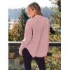imageAUTOMET Fall Outfits for Women 2025 Fashion Clothes Winter Waffle Knit Clothing Oversized Button Down ShirtDeeppink