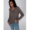 imageAUTOMET Long Sleeve Shirts for Women 2025 Fall Fashion Lace V Neck Loose Fit Casual Tops Trendy T Shirts Outfits ClothesCoffee Grey