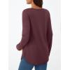 imageAUTOMET Long Sleeve Shirts for Women Casual Tops Loose Tunic Fashion 2025 Fall Crewneck Basic TeeWinered