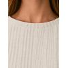 imageAUTOMET Long Sleeve Shirts for Women Casual Tunic Tops Loose Fit Lightweight Crew Neck Sweater Clothes 2025Almond