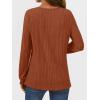 imageAUTOMET Long Sleeve Shirts for Women Casual Tunic Tops Loose Fit Lightweight Crew Neck Sweater Clothes 2025Maple