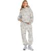 imageAUTOMET Womens 2 Piece Outfits Lounge Hoodie Sweatsuit Sets Plus Size Fall Fashion Clothes Airport Travel Pants TracksuitsCamogrey