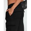 imageAUTOMET Womens Cargo Sweatpants Wide Leg Fleece Lined Y2k Pants Fall Winter Baggy Joggers with PocketsBlack