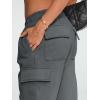 imageAUTOMET Womens Cargo Sweatpants Wide Leg Fleece Lined Y2k Pants Fall Winter Baggy Joggers with PocketsDarkgrey