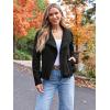 imageAUTOMET Womens Faux Leather Jackets Suede Fall Fashion 2025 Outfits Winter Clothes Open Front Cropped Coat OutwearBlack