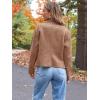 imageAUTOMET Womens Faux Leather Jackets Suede Fall Fashion 2025 Outfits Winter Clothes Open Front Cropped Coat OutwearCamel