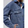 imageAUTOMET Womens Jean Jacket Denim Long Sleeve Oversized Button Down Shirts Trendy Coat Fall Fashion Winter Clothes OutfitDark Blue