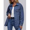 imageAUTOMET Womens Jean Jacket Denim Long Sleeve Oversized Button Down Shirts Trendy Coat Fall Fashion Winter Clothes OutfitDark Blue