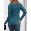 imageAUTOMET Womens Lace Long Sleeve Shirt Fall Top Fashion Dreesy Casual Tunic Sweaters Mesh Clothes Trendy Work Cute OutfitsTeal