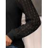 imageAUTOMET Womens Long Sleeve Shirts Business Casual Dressy Tops Lace Crewneck Work Trendy Fall Fashion Outfits ClothesBlack