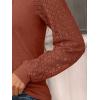 imageAUTOMET Womens Long Sleeve Shirts Business Casual Dressy Tops Lace Crewneck Work Trendy Fall Fashion Outfits ClothesMaple