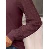 imageAUTOMET Womens Long Sleeve Shirts Business Casual Dressy Tops Lace Crewneck Work Trendy Fall Fashion Outfits ClothesWinered