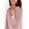 imageAUTOMET Womens Long Sleeve Shirts Casual Tops Dressy Outfits Fall Fashion Blouses Lace Clothes Y2kPink
